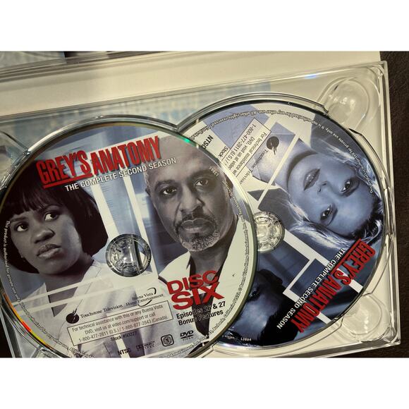 Grey's Anatomy: The Complete‎ Second Season Uncut DVD Set Medical TV Drama - Picture 8 of 11